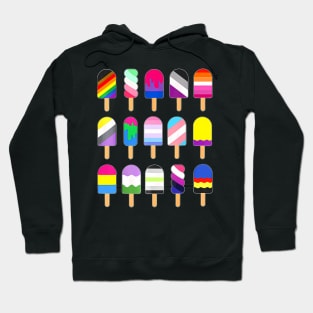 Ice Cream Flag LGBT Gay Lesbian Pride LGBTQ Hoodie